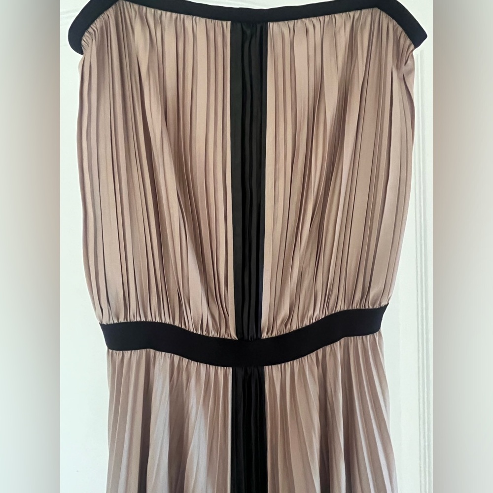 BCBG MaxAzria LILYAN Colorblock
maxi pleated dress - Picture 5 of 11